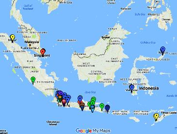 Peta Lokasi Program Magister S2 Nomor